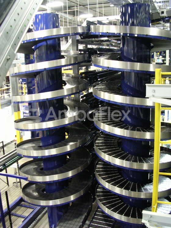 All-purpose spiral conveyor for medium to large products